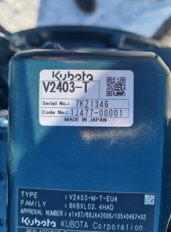NOWY SILNIK KUBOTA V2403-T TURBO - GENEUS
