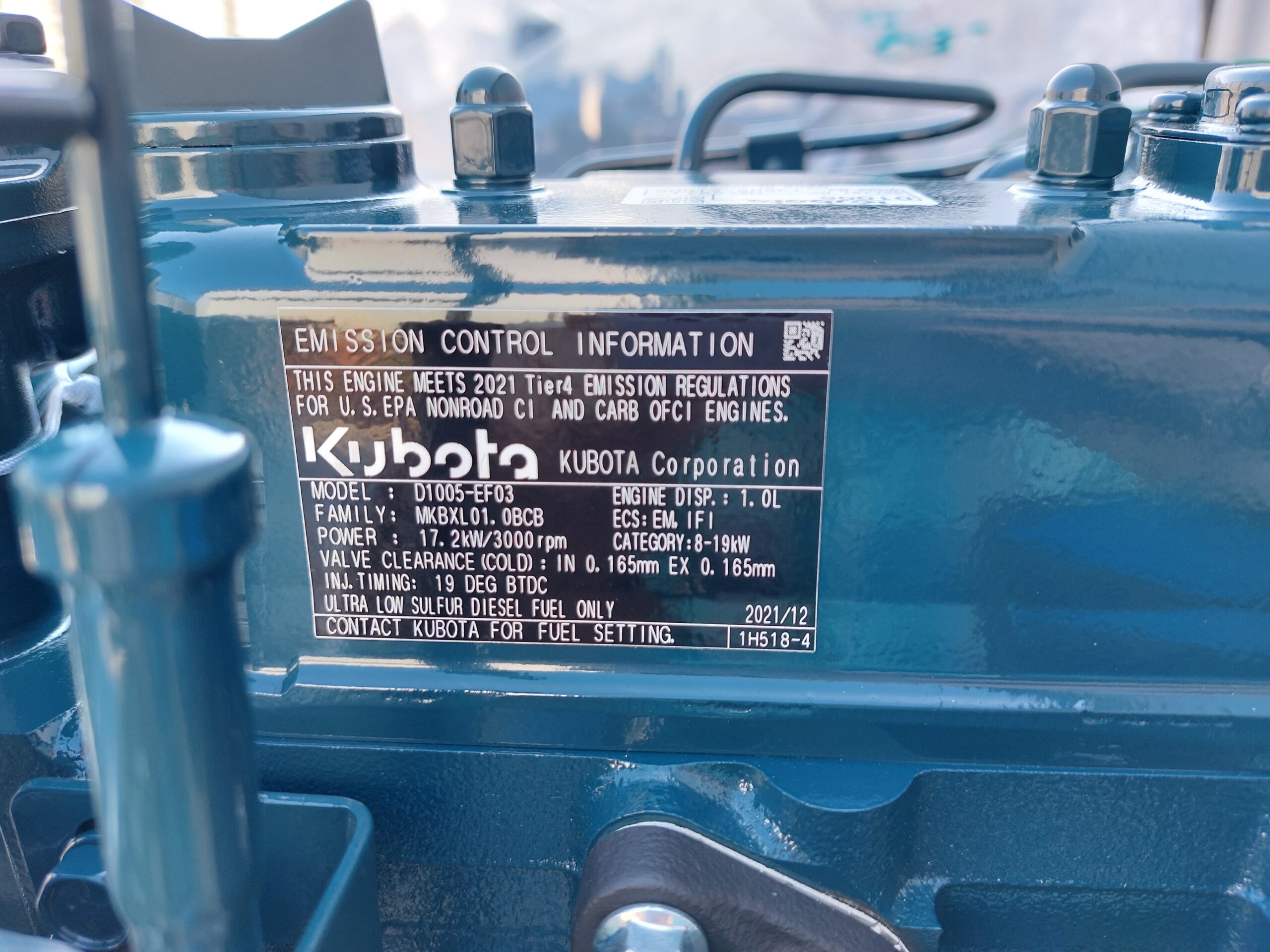 Nowy silnik Kubota D1005 - GENEUS