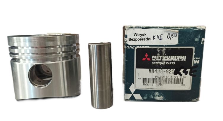Tłok ze sworzniem Mitsubishi K4E K3E K3E-DI K4E-DI +0,50  ORYGINAŁ - GENEUS